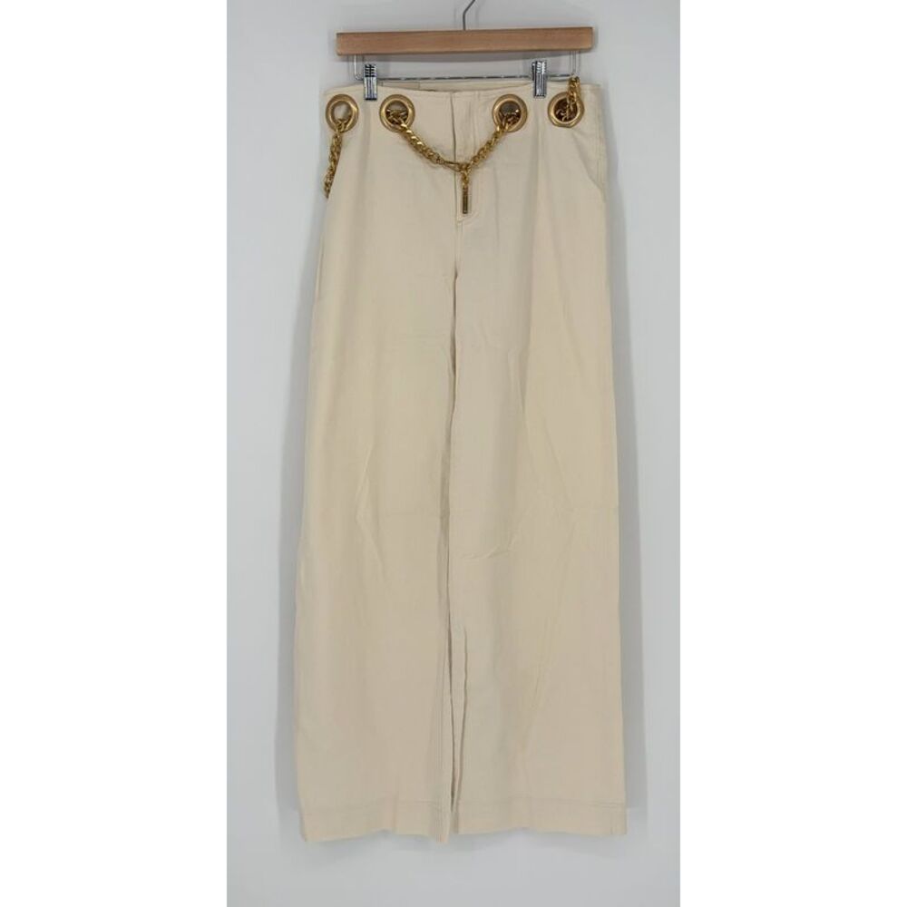 Alice + Olivia Jasper Chain Belt Jeans